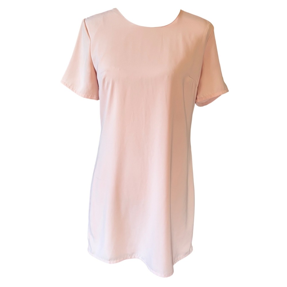 Kimchi‎ Blue Blush Pink Shift Dress Short Sleeve Size Medium Urban Outfitters